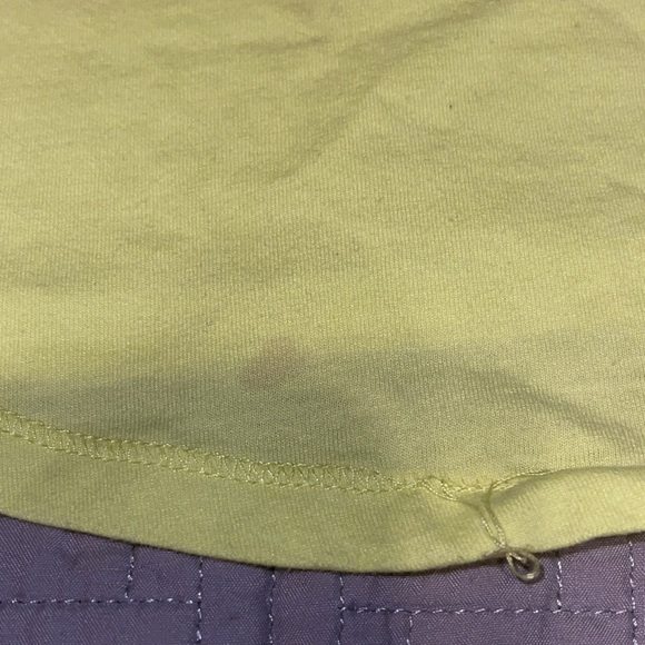 Champion Kids Neon Yellow Tank Top with Blue Print - Picture 3 of 3